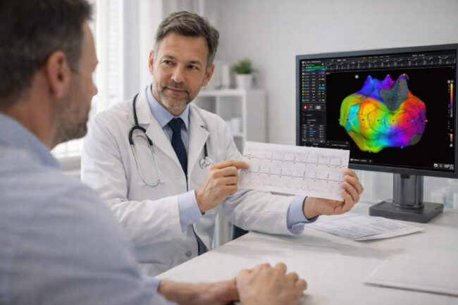 diferencias entre electrocardiograma y mapeo 3d cardiaco